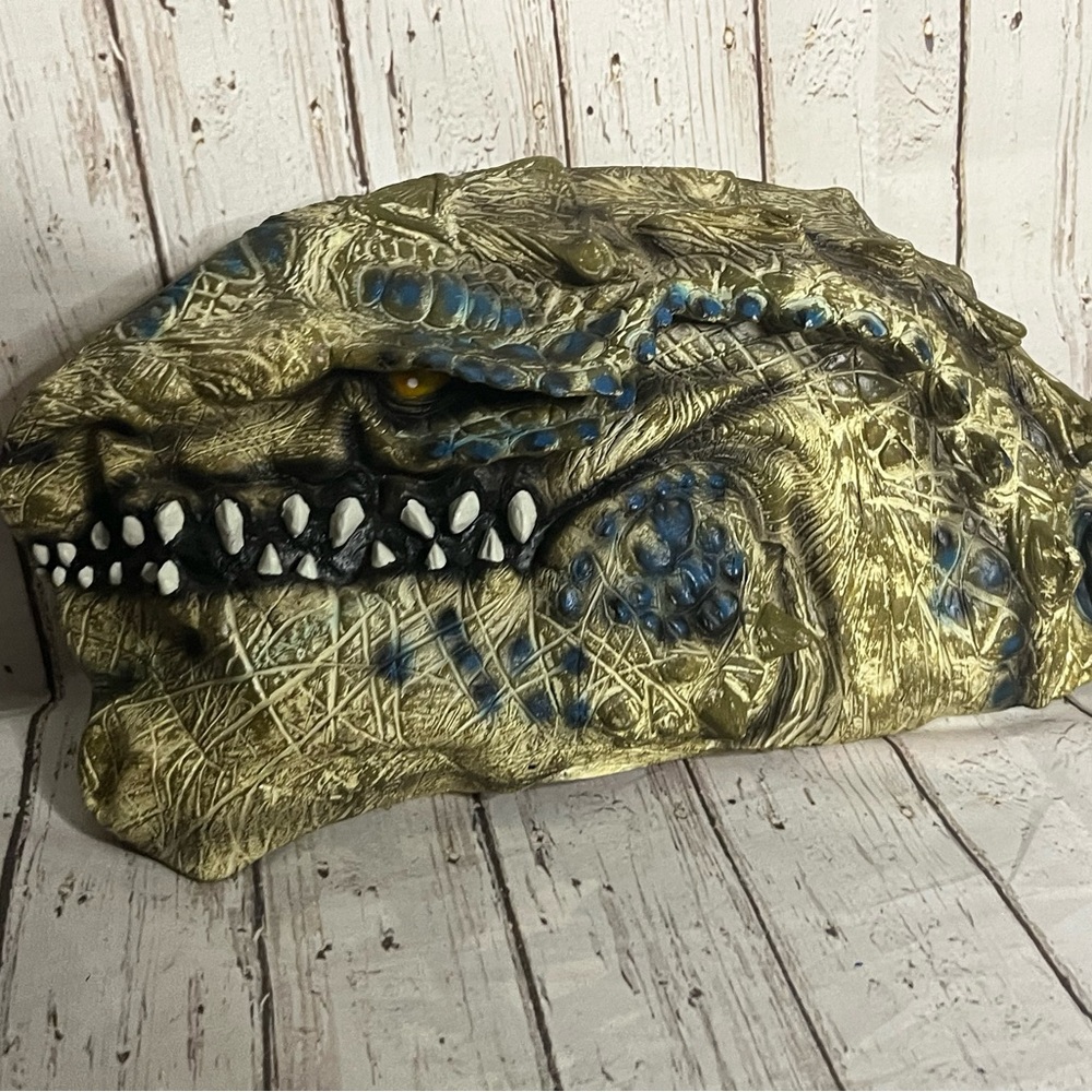 Vintage 90s Godzilla Rubbery Mask Halloween Costume Toho 1998